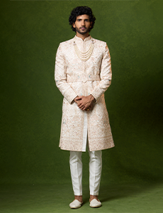 sachin and babi light blue dress 5 Manyavar Engagement Dress For Men: Best Choices For Auspicious Events main image 1